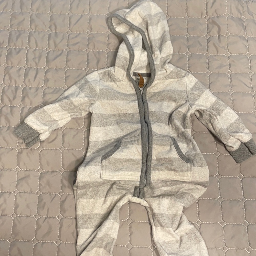 Carter’s one-piece, zipper & hoodie